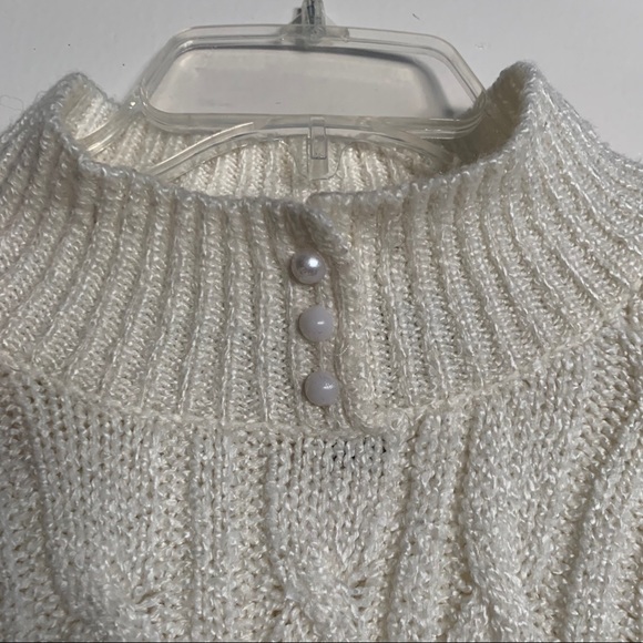 Mock Neck Knit Sweater - Picture 3 of 4